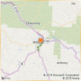 Ohio University Location Map Ohio University Location Map