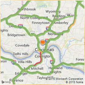 University of Cincinnati Location Map University of Cincinnati Location Map